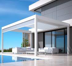 Feste Sonnendachkonstruktion Als Sonnenschutz Bild 11 Uberdachungterrasse Wetter Und Wind Konnen Einer Festen Sonnenda Pergola Outdoor Decor Pergola Designs