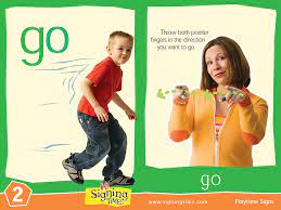 Learn How To Sign Go In Asl Signingtime Dictionary