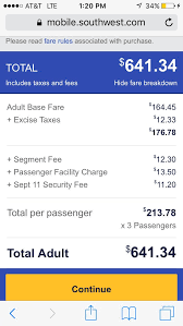 アメリカの空港を通る航空券を買うと，september 11th security fee というのが入ります．これは要するにセキュリティチェックのための費用で，1フライトあたり$2.50 (片道$5まで) かかります．. Colin Leroux On Twitter September 11th Security Fee What Southwestair