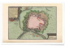 Searchable map/satellite view of vienna, the national capital of austria. Vienna Austria 1735 Map Poster Juniqe