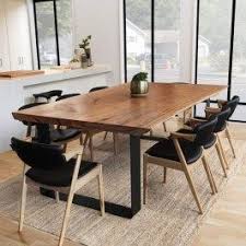 Modern Apartment Decor For Living Room 39 With Images Slab Dining Tables Farmhouse Dining Room Table Live Edge Dining Room