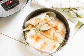 S eason both sides of the cod fillets with old bay seasoning. Instant Pot Fish Tacos Make This Easy Fish Taco Recipe For Dinner