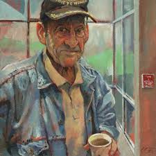 Goofing around at the drive-in theater mural the other day.