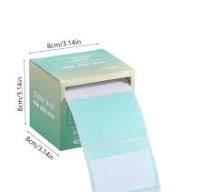 Eoozwa Pull Out Glutinous Notes Roll Tape with Pull Out Dispenser Boxes,  256 Sheets Sticky Notes 3.15x3.15 Inch, Self-Stick Memo Pads Sticker Label  ...
