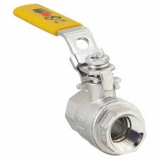 1/2 in, 316 Stainless Steel, Manual Two-Way Ball Valve ...