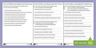 Check spelling or type a new query. The Past And Present Perfect Form Of Verbs Worksheets