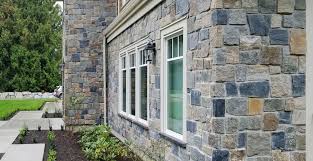 Whether you're a designer, architect, builder or diyer, you can make your project stand out with these 48 in. Castle Rock Veneer Stone Home Masonry Siding Castle Stone Facade Buechel Stone