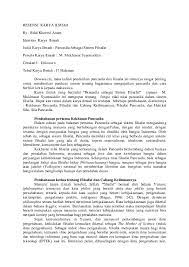Resensi dapat di artikan sebagai pemberian ulasan untuk sebuah karya tulis yang biasanya berupa buku. Doc Resensi Karya Ilmiah By Bilal Khoerul Anam Mang Toto Academia Edu