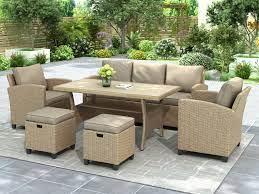 Check spelling or type a new query. Buy Clearance 6 Piece Outdoor Wicker Sets Rattan Wicker Patio Furniture With 3 Seat Sofa Wicker Chairs Stools Dining Table All Weather Patio Dining Set With Cushions For Backyard Garden Pool L4853 Online In Kuwait