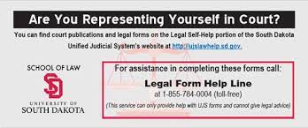 South dakota's intestacy law gives your property to your closest relatives, beginning with your spouse and children. Sd Law Help Need Legal Help