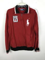 Black And Red Polo Jacket Polo Ralph Lauren Pullover M Jacket Big Pony Canada Flag Red White Black Mens Poloralphlauren Pullover