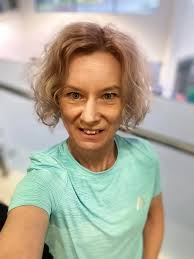 Back exercises at the local park