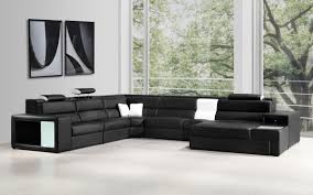 Don't miss these great sales on poundex sectional sofas. Polaris Italian Leather Sectional Sofa In Black