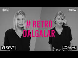 L Oreal Paris Retro Dalgali Sac Modeli Nasil Yapilir Dalgali Sac Modelleri Dalga Dalgali Sac
