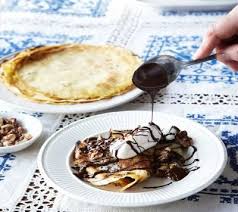 Lidia S Italy Recipes Crepes With Chocolate And Walnuts Sweet Crepes Lidia S Recipes Recipes