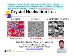 Crystal Nucleation in…