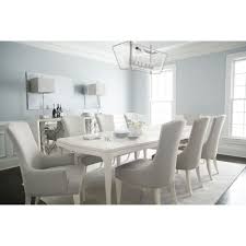 Augusta Hollywood Regency Grey Upholstered White Wood Dining Side Chair In 2021 Side Chairs Dining Grey Dining Room White Dining Room