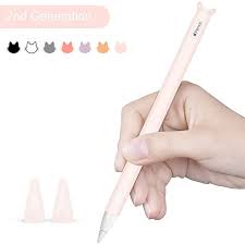 Amazon Com Silicone Case For Apple Pencil 2nd Generation Holder Sleeve Skin Pocket Cover Accessories Kit Apple Pencil Case Apple Pencil Cover Ipad Pro Pencil