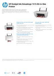 A4, a6, b5, dl envelope 6. Hp Deskjet Ink Advantage 1515 All In Manualzz