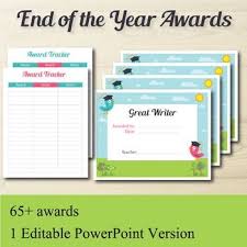 End Of The Year Awards For All Your Students Includes A Powerpoint Version So T Teaching Freebies Maths Activities Middle School Teachers Pay Teachers Seller