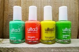 Fluoro Summery Nails With Ulta3 Beautyholics Anonymous