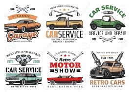 (94% of 153) all time. Car Repair Service Retro Motor Show And Auto Mechanic Garage Royalty Free Cliparts Vectors And Stock Illustration Image 110844977