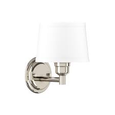 Park Harbor Phwl3031pn Polished Nickel Worthington 10 Tall Single Light Bathroom Fixture Lightingshowplace Com