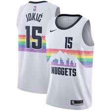 Golden state warriors san francisco city edition jerseys (read more). Paine Gillic Mojado Fantasia Nikola Jokic 15 Denver Nuggets Jersey Saludar Solo Haz Amarillento