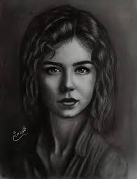 What do you think of this charcoal pencil portrait?