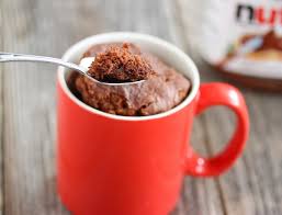 4 Ingredient Nutella Mug Cake Kirbie S Cravings