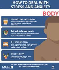 Infographic: How To Deal With Stress And Anxiety | Mental Health America