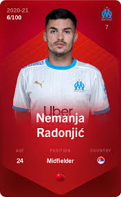 Nemanja radonjic, 25, from serbia hertha bsc, since 2020 left winger market value: Nemanja Radonjic 2020 21 Rare 6 100