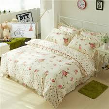The tropical orchid reversible quilt set bedding is a beautiful blend of fashion and function. Chic Vintage Floral Duvet Cover With Ruffles Bed Sheet Set Elegant Princess Girls 100 Cotton Soft Twin Queen King Bedding Sets Bedding Sets Aliexpress