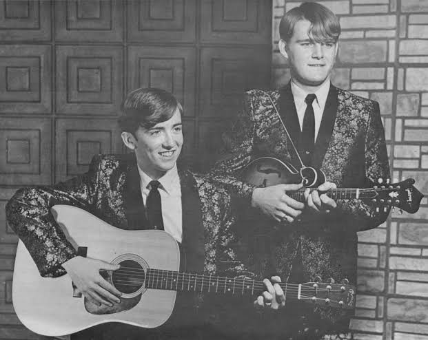Musicians Keith Whitley and Ricky Skaggs.