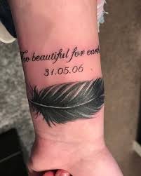 Pin By Becky B On Tattoo Ideas Wrist Tattoos For Guys Memorial Tattoos Memorial Tattoos Mom