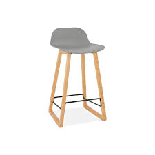 The seat is upholstered in grey polyester fabric and padded with foam to provide a comfortable seating experience. Scandinavian Mid Height Scarlett Mini Bar Chair Bar Stool Light Gray Amp Story 5590