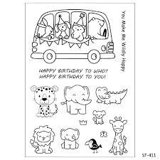 Card making rubber stamps available at scrapbook.com. Cute Animals Subject Clear Stamps For Diy Scrapbooking Decoration Card Making Supplies Buy Online In Andorra At Andorra Desertcart Com Productid 46493204