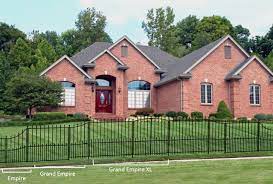 The Empire Fence Style Comes In 3 Sizes Empire Grand Empire And Grand Empire Xl Which Style Is You Backyard Fence Decor Decorative Fence Panels Fence Styles