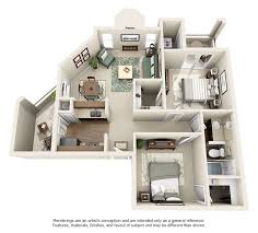 Terrace Cove Apartments Mariposa 2 Bedroom Apartment Floor Plan Apartment Floor Plans Floor Plans