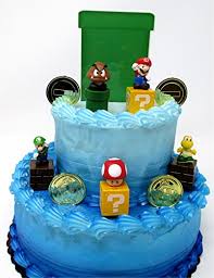 Enjoy!send mail to:caking at midnight10214 chesnut plaza dr. Super Mario Brothers Game Scene Birthay Cake Topper Featuring 2 Figures Of Mario Luigi Mushroom Goomba Koopa Troopa And Decorative Themed Pieces Buy Online In Cayman Islands At Cayman Desertcart Com Productid 1917209