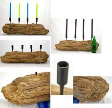Selbermachen Kerzenstander Aus Treibholz Selberbauen Kerzenhalter Aus Treibholz Diy Candle Holder With Drift Treibholz Treibholz Kerzenhalter Diy Schwemmholz