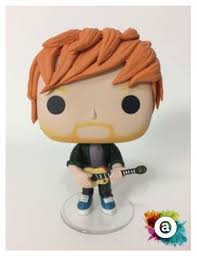 Funko Pop Ed Sheeran Feito De Biscuit Pelo Oficina Atelie 10 Cm Base De Acrilico E Acabamento Em Verniz Ed Sheeran Pop Vinyl Funko