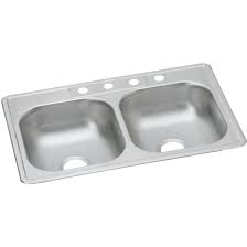 The kitchen sink is one of the most used items in the kitchen. Elkay Dayton 33 L X 21 W Double Basin Drop In Kitchen Sink Wayfair