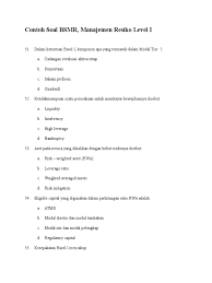 Jumlah minimal mengikuti program penyegaran. Contoh Soal Bsmr Level 1 Bagian 2