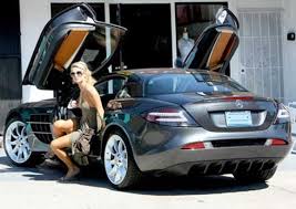 Paris Hilton Mercedes Benz Sls Amg Gt Mercedes Parishilton Celebrity Cars Luxury Cars Mercedes Slr Mclaren