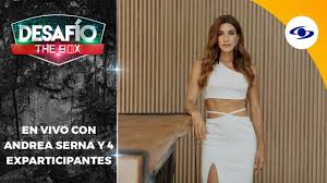 Check spelling or type a new query. Conectate Ya En Vivo Con Andrea Serna Y Cuatro Exparticipantes Del Desafio The Box