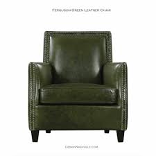Leather chaise chair manufacturers & suppliers. Ferguson Green Leather Chair