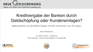 Das gilt jedoch nur für neu abgeschlossene verträge. Kreditvergabe Der Banken Durch Geldschopfung Oder Kundeneinlagen Neue Geldordnung