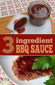 3 Ingredient Bbq Sauce The Easiest Recipe Ever Bbq Sauce Homemade Easy Homemade Bbq Sauce Recipe Honey Bbq Sauce