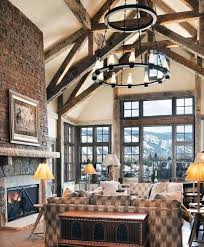 Exposed wood beams across the ceiling. Top 50 Best Rustic Ceiling Ideas Vintage Interior Designs